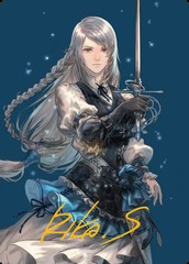 Jill, Shiva's Dominant (43/53) Art Card - Gold-Stamped Signature